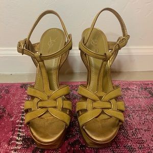 YSL Classic, vintage Yellow tribute heels